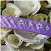 Order  Flower Ribbon - Daisy Chain on Purple